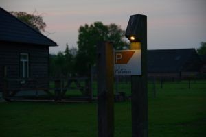 Houten bebording
