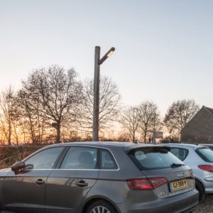 natuur parkeerplaats