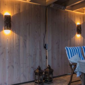 natuurlijke wandlamp