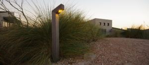 led houten paal