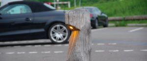 parkeerplaats lichtpaal