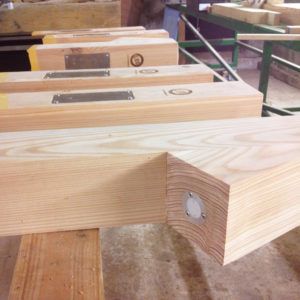 houten lamp